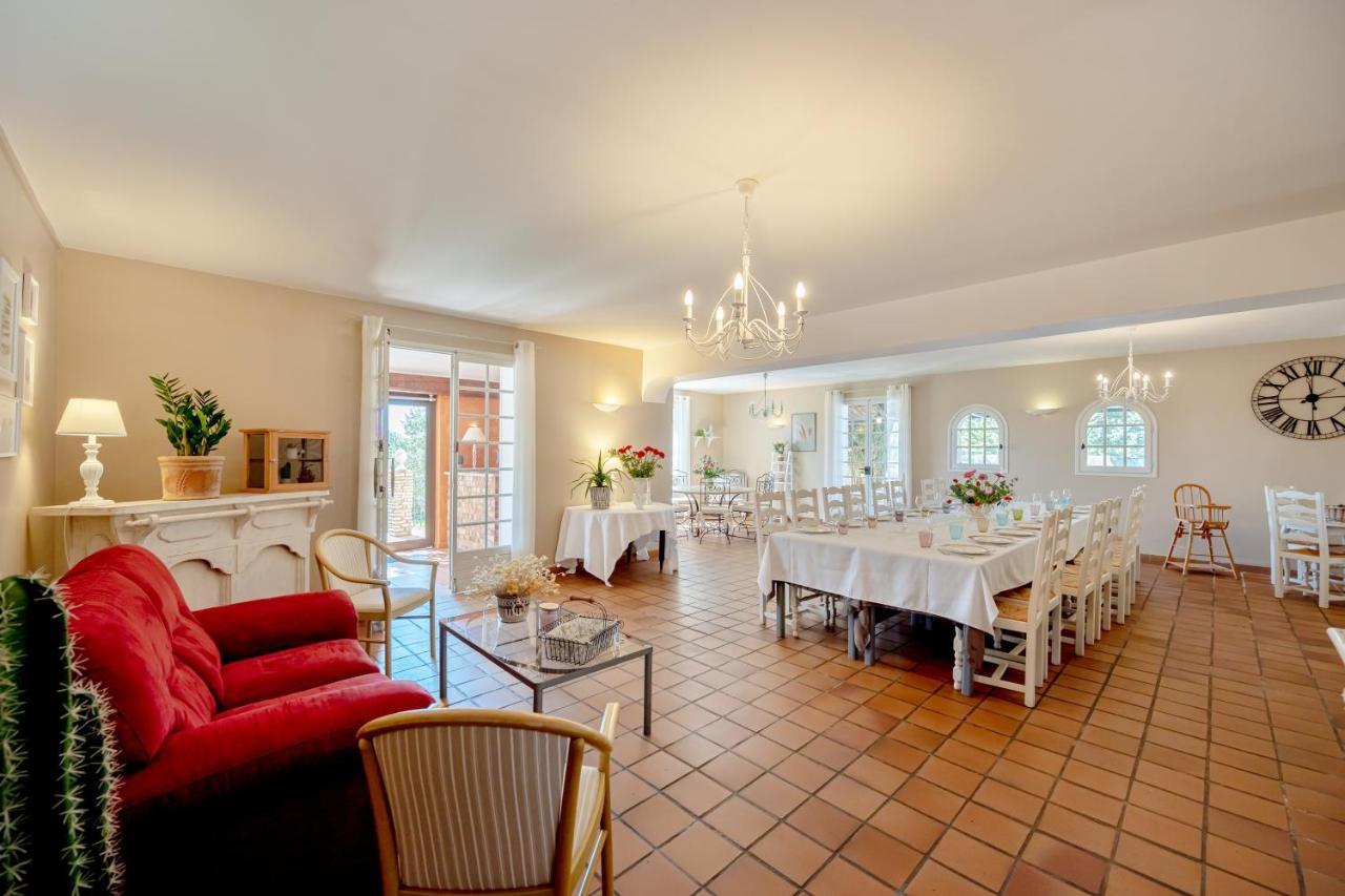 La Maison Du Rouge Gorge - Charmante Maison Climatisee Avec Piscine Ponteves Екстер'єр фото